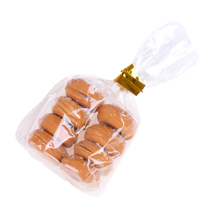

1 Bag Artificial Donut Chocolates Fake Food Ornament Craft Decor Miniature Dollhouse Decoration DIY Kitchen Toys