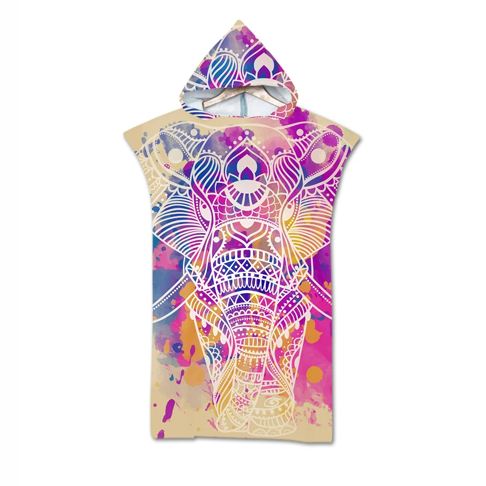 Мандала с геометрическим узором халат для ванной Полотенца из микрофибры