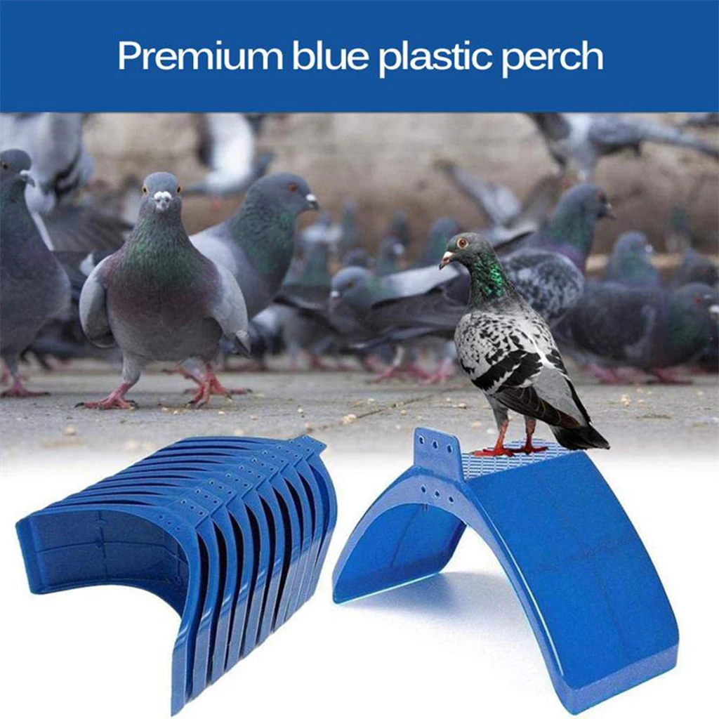 

10x Rest Stand Pigeons Rest Stand Bird Perches for Pigeon Durable Plastic Pigeon Perches Roost Bird Dwelling Stand