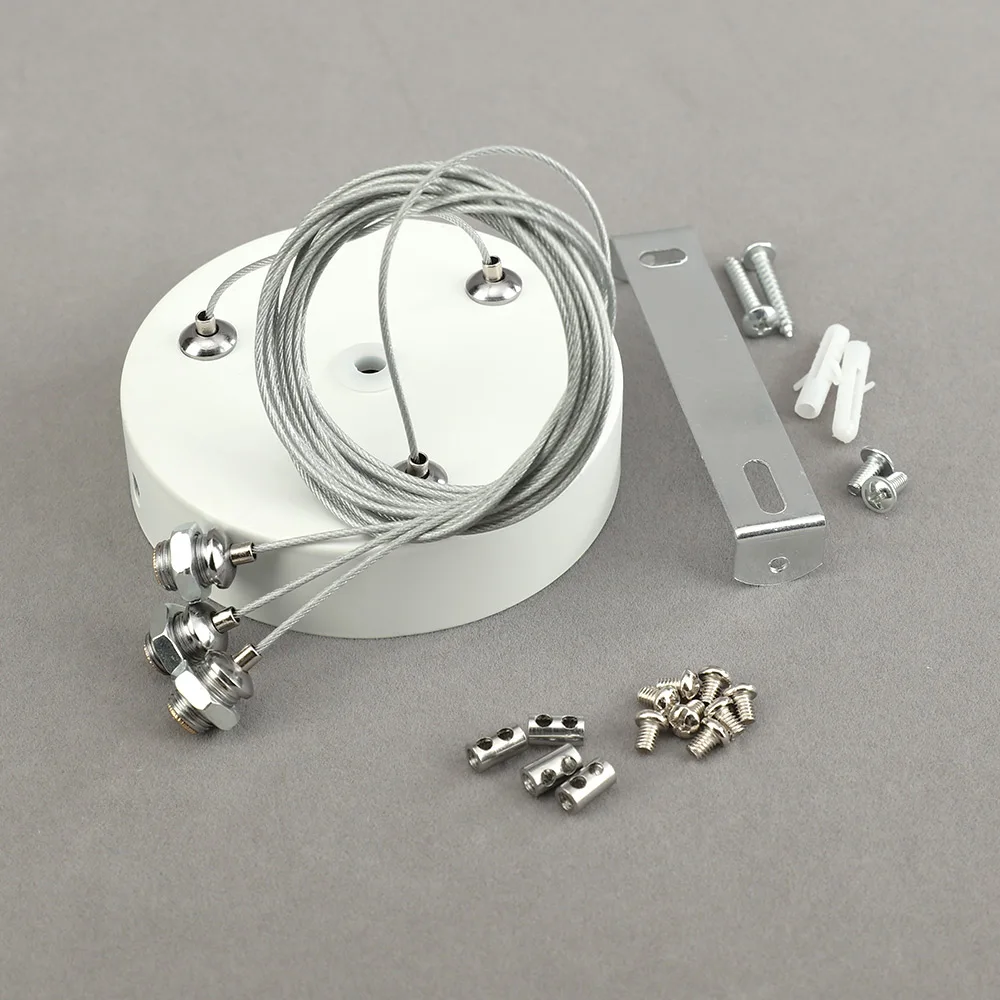 Полный комплект из 4 1 метровых стальных кабелей включая подвесные потолки для