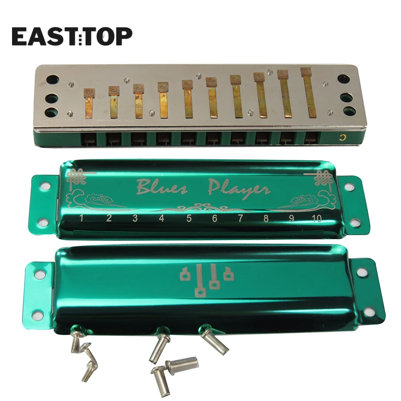 PR020 eastbluetooth Top harp diatonic 10 hole Bluetooth|Губная гармошка| |