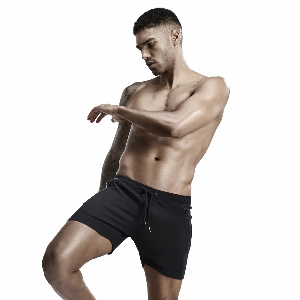 

New Men Fitness Bodybuilding cotton Shorts Man Summer Male Breathable Quick Dry Sportswear Jogger Boxer sun Beach Short Pants