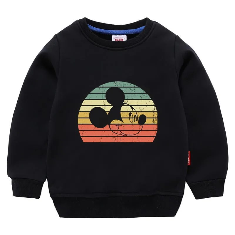 Girls Boy Sweatshirt Ulzzang Street Clothing Mickey Minnie Series Harajuku Print Sweater Harajuku Casual Sweatshirt