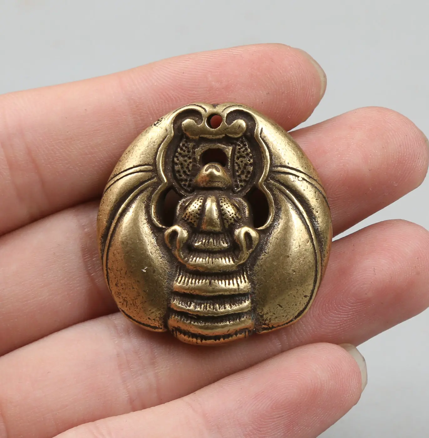 Коллекция редких китайских сувениров 34 мм/1 3 дюйма маленькая бронзовая