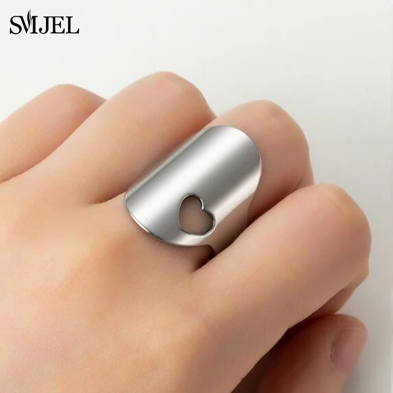 Кольцо женское, из нержавеющей стали, в форме сердца персика, ювелирное изделие овальной формы Кольцо женское, из нержавеющей стали, в форме сердца персика, ювелирное изделие овальной формы