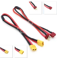 female deans xt60t plug to male xt60t connector adapter 14awg 30mm extension cable leads adapte for rc lipo battery