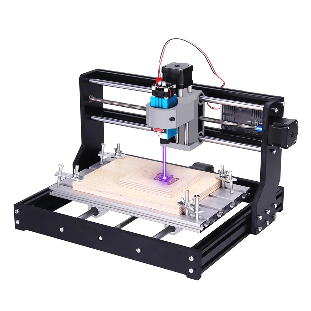 CNC 3018 PRO аппарат для лазерной порезки быстроходный деревообрабатывающий