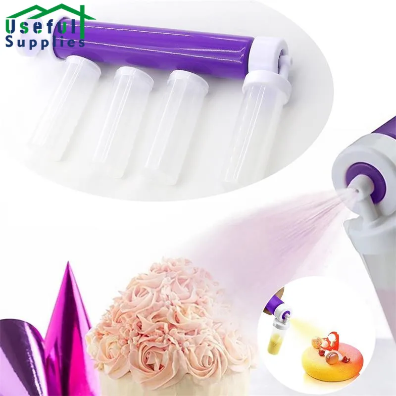 

Manual Cake Spray Gun Cake Coloring Duster Baking Decorating Tool Cake Spray Tube Baking Tools Dishes Innovative Kitchen Utensil