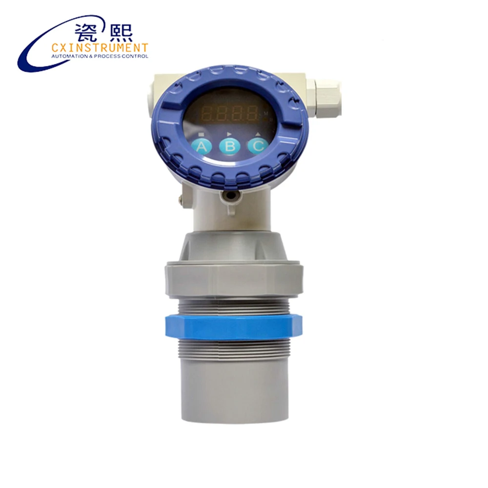 Диапазон измерения импульса 26 ГГц 30 м и датчик уровня радара с ЖК дисплеем|radar level