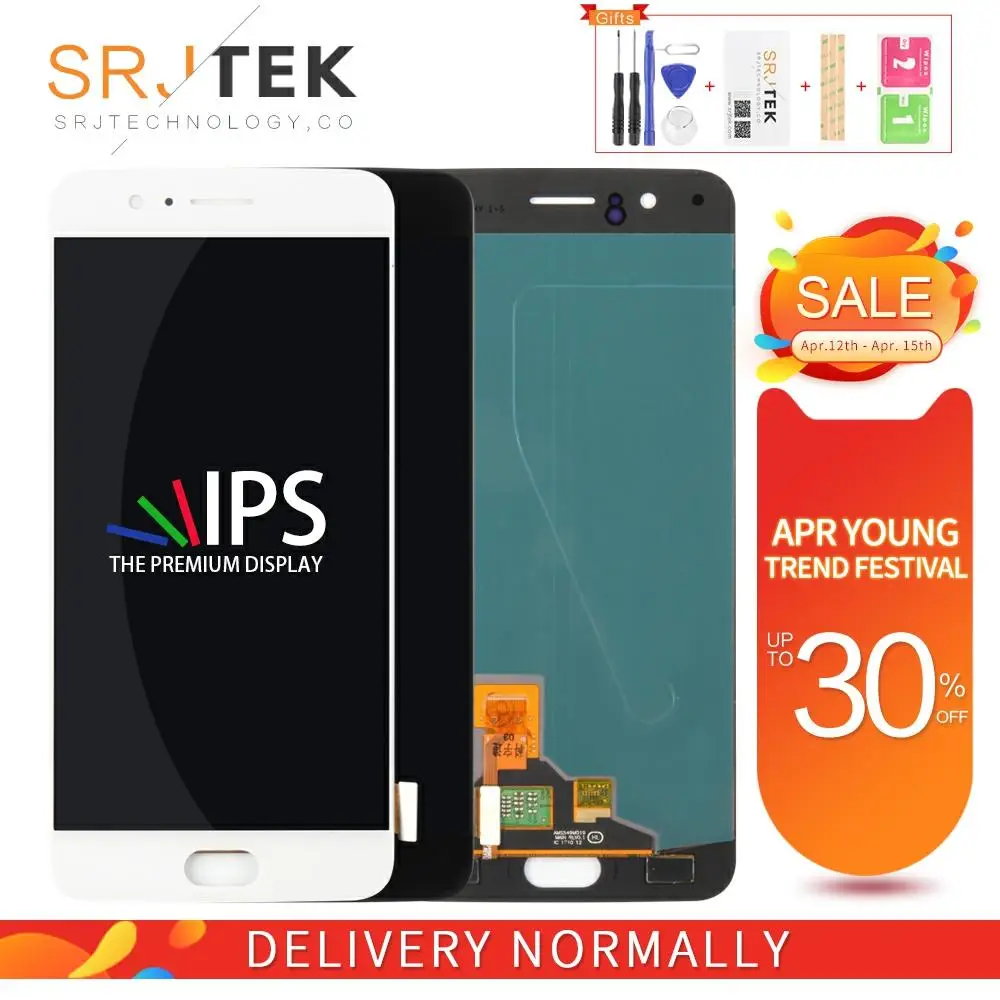 TFT для Oneplus A5000 ЖК дисплей сенсорный экран дигитайзер панель Стекло в сборе One Plus Five