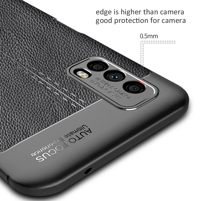 Противоударный чехол KEYSION для VIVO IQOO Z1X 5G Z1 U1 кожа личи Мягкая силиконовая задняя