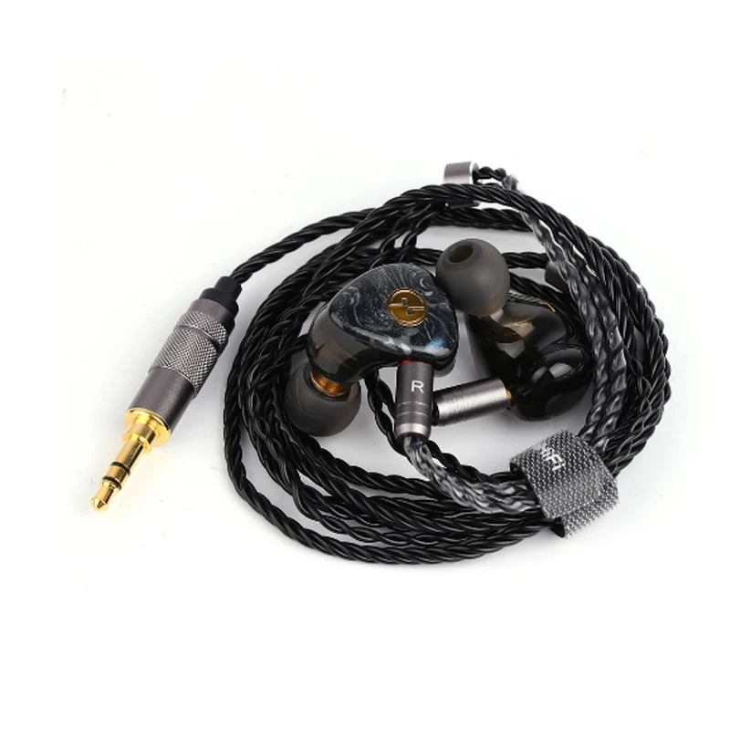 TINHIFI T3 Plus резиновая аудиофильная гарнитура 10 мм LCP Динамический драйвер наушники