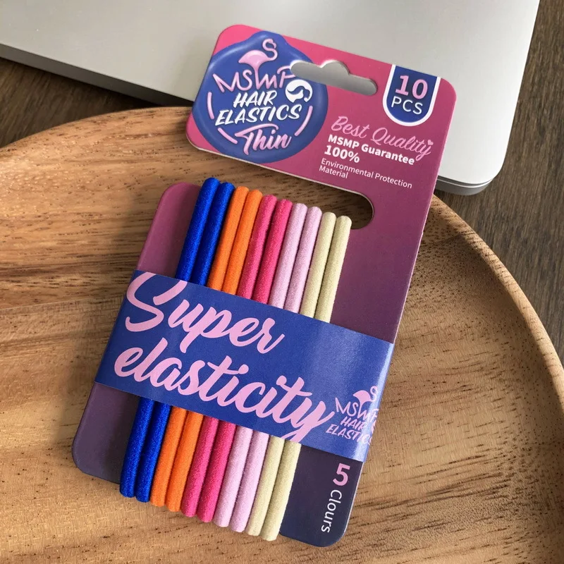 Женская однотонная резинка для волос ярких цветов| |