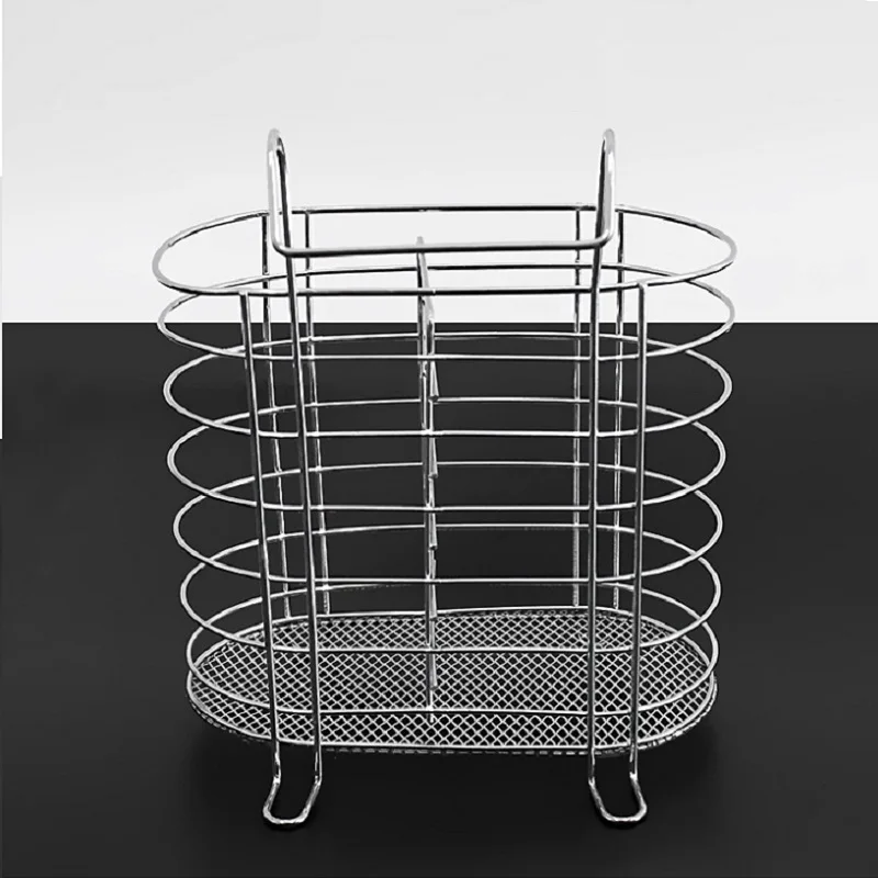 

Hanging Cutlery Holder Drainer Chopsticks Spoon Fork Storage Rack Drain Quickly Not Easy To Rust Kitchen Tools
