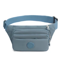 solid nylon waist packs women belt bag colorful bum bag travel purse phone pouch fashion travel shoulder pocket monederos