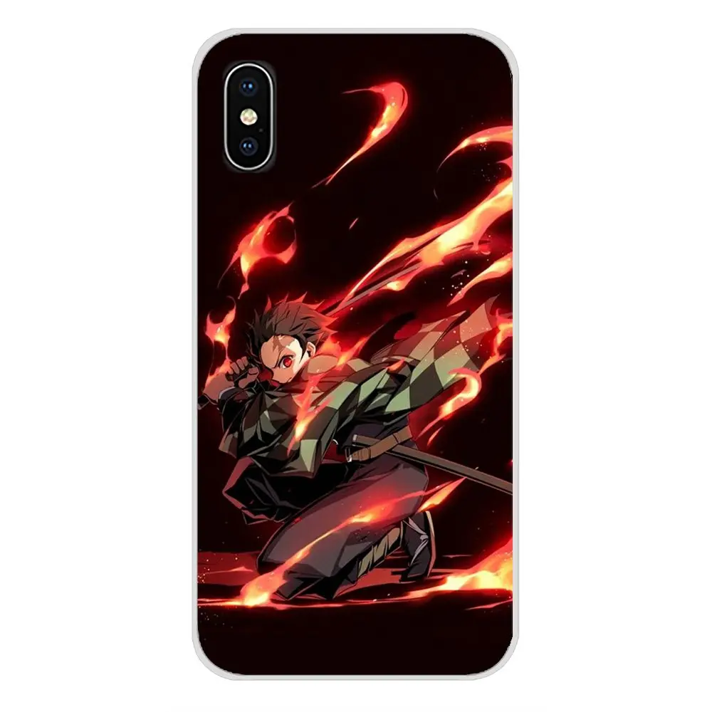 accessories phone cases covers for apple iphone x xr xs 11pro max 4s 5s 5c se 6s 7 8 plus ipod touch 5 6 anime demon slayer free global shipping