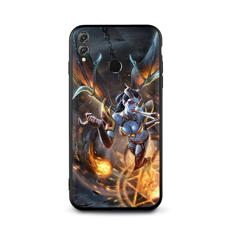 B8 EWAU dota 2 logo Silicone phone case for Huawei Honor 6A 7A Pro 7C 7X 8X 8 9 Note 10 Lite view 20 9X Pro - Цвет: B8