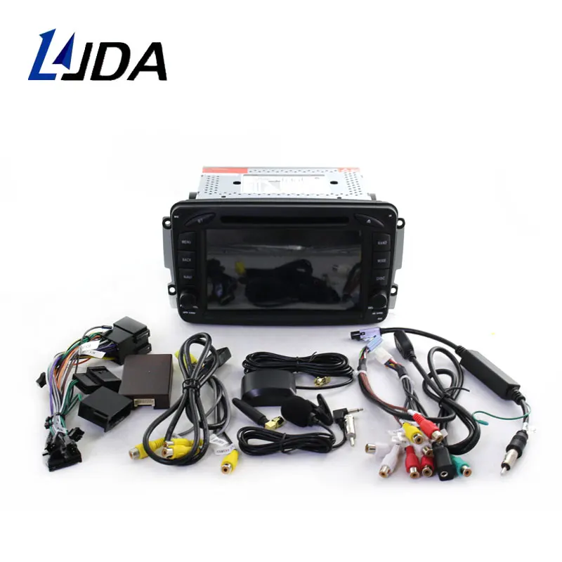 Автомагнитола LJDA 2 Din Android 10 0 для Mercedes Benz CLK W209 W203 W208 W463 Vaneo Автомобильная