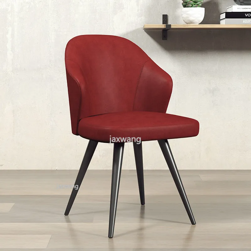 Скандинавский обеденный стул мягкое кресло для отдыха современное