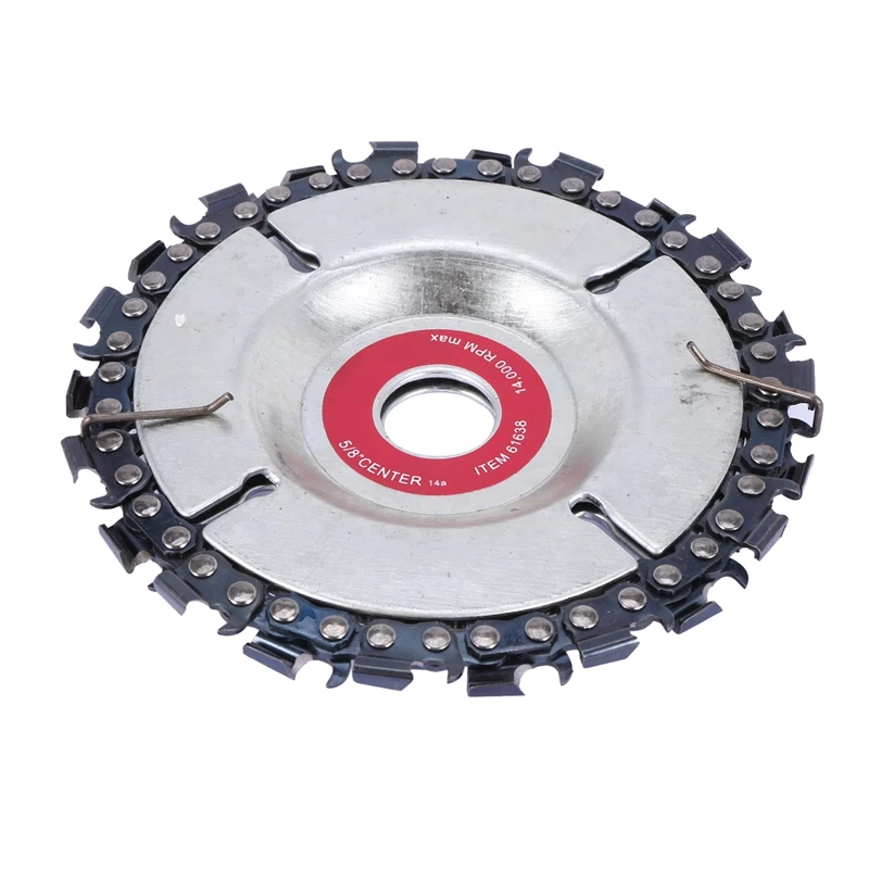 

4Pcs Angle Grinder Wood Grinding Wheel 12 Teeth Wood Polishing Shaping Disc Wood Grinding Wheel for Wood Cutting