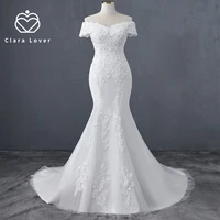 new 2021 chinese tailing french lace mid waist temperament dreamy gradient white new chinese wedding dress vestido de noiva