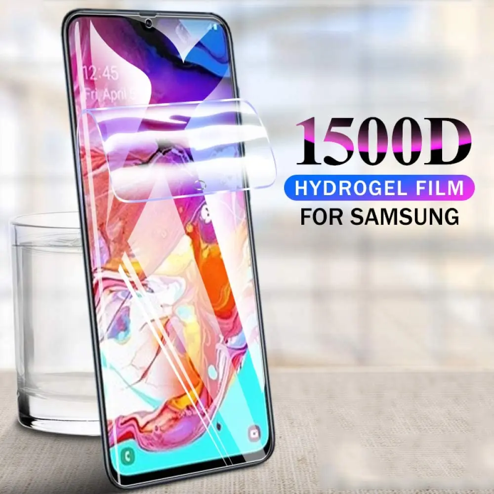 Защитная Гидрогелевая пленка для Samsung Galaxy A10 A20 A30 40 A50 A60 A70 A80 A7 A8 2018 M10 M20 не