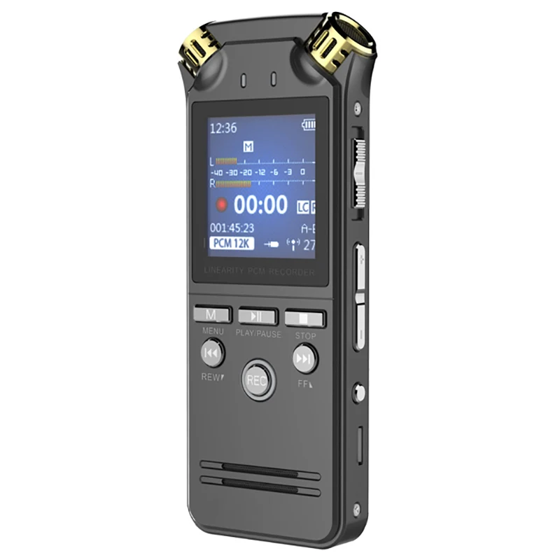 

Shmci D50 Professional 1536Kbps Digital Voice Activated Recorder mini Dictaphone ADC noise control Audio Recorder MP3 Player