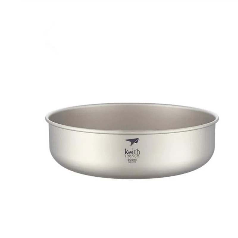 Уличные титановые чаши КИТ 300-900 мл для салата стейка посуда столовые приборы