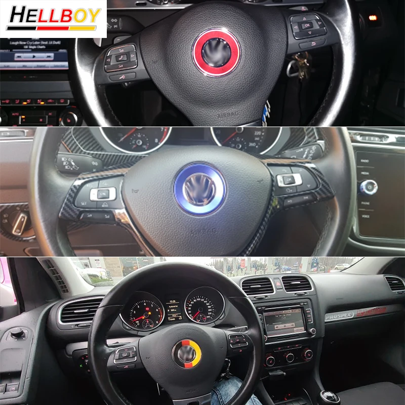 Наклейки на кольцо рулевого колеса из углеродного волокна автомобильные