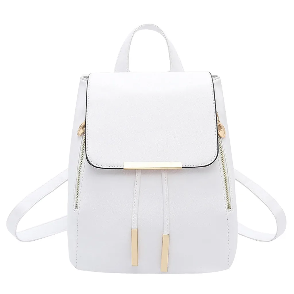 Рюкзак из искусственной кожи для девочек школьная сумка винтажный женский