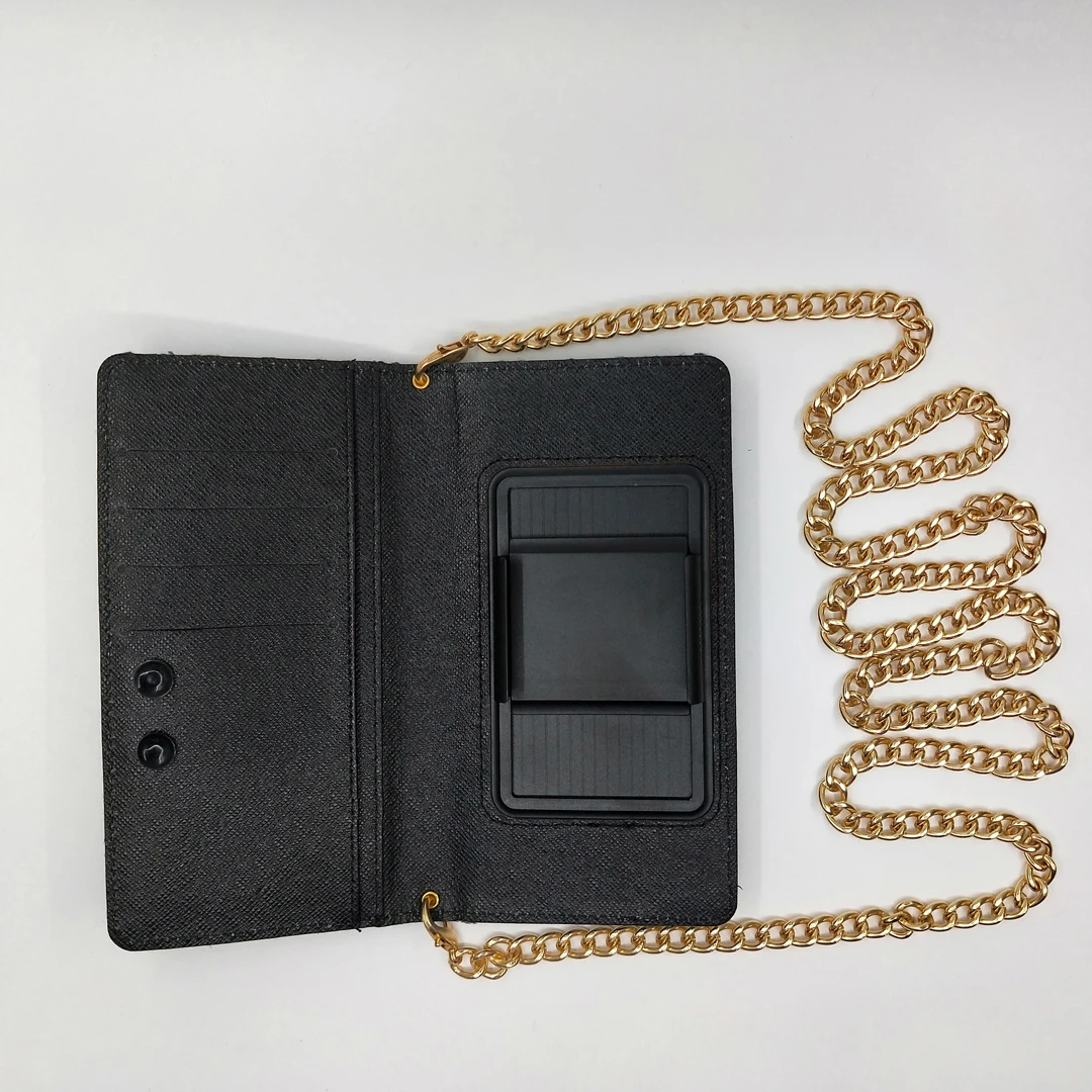 

The Luxury brand wallet card crossbody protective cover is suitable For all mobile phone protection Accessories under 6.7 inches