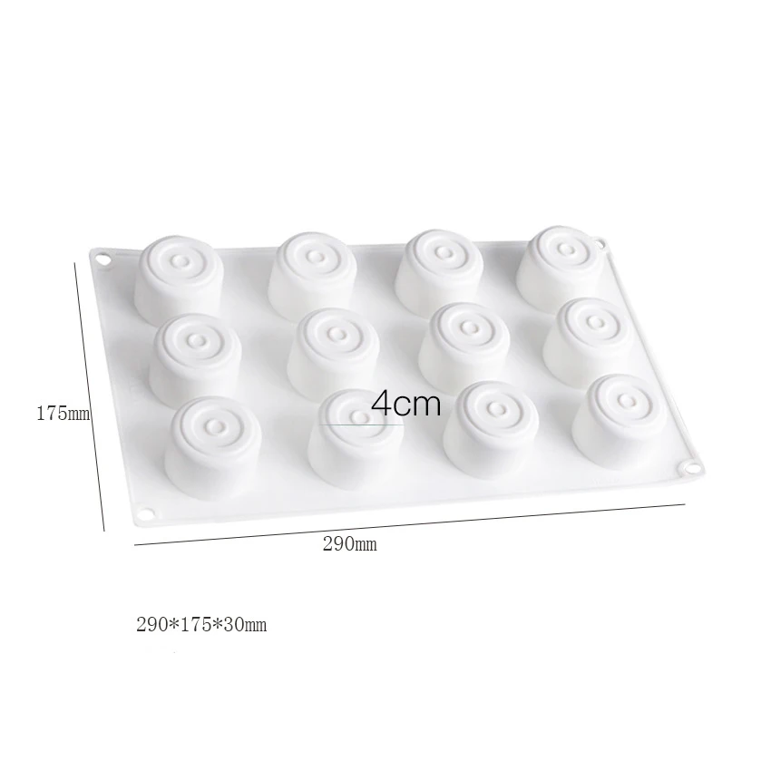 Силиконовая форма для торта 15 отверстий 3D вихревой шар инструменты украшения