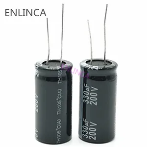 Алюминиевый электролитический конденсатор, размер 18*35 T29 200V330UF 330, 5 шт.лот 200 мкФ Ф 330 в 20% мкФ