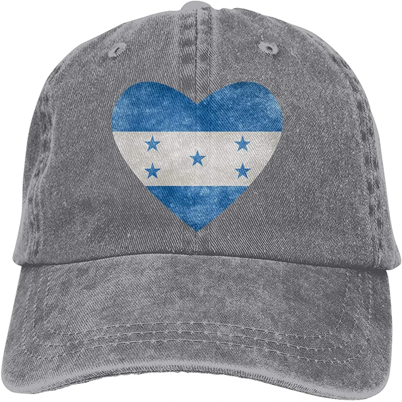 

Fashion Soft Honduras Heart Flag Hat Gift Dad Hat Trucker Hat Cowboy Hat