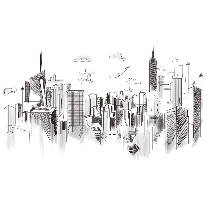 

[shijuekongjian] Airplane Wall Sticker DIY Building Mutral Decals for Living Room Kids Bedroom House Decoration Accessories