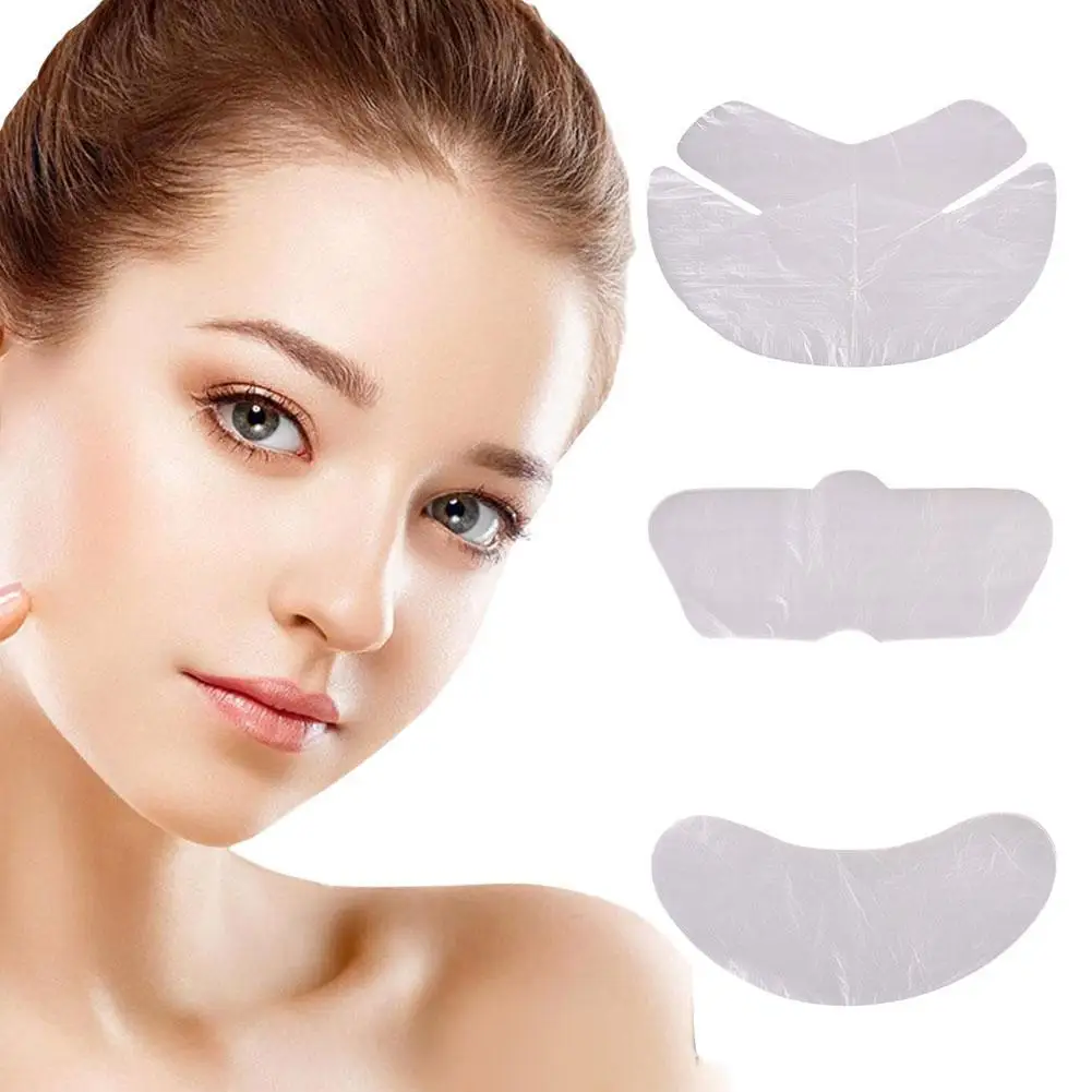 

100pcs Natural Disposable Neck Mask Sticker PE Full Face Clean Eye Mask Sticker Nose Sticker Beauty Mask Sticker