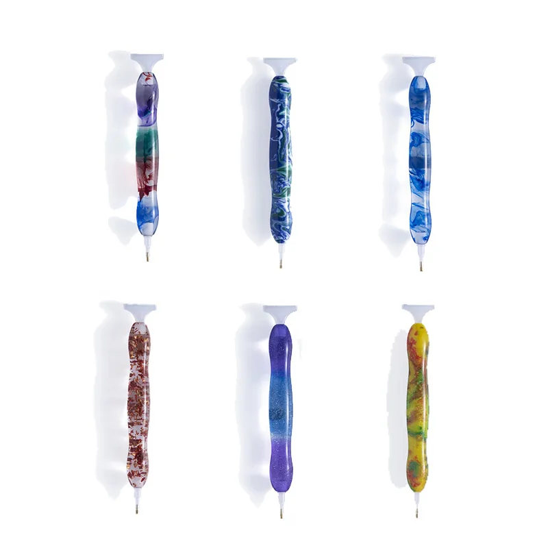 

5D Resin Diamond Painting Pen Point Drill Pens Cross Stitch Embroidery Tool DIY Craft Accessory Colorful Point Pen Tools