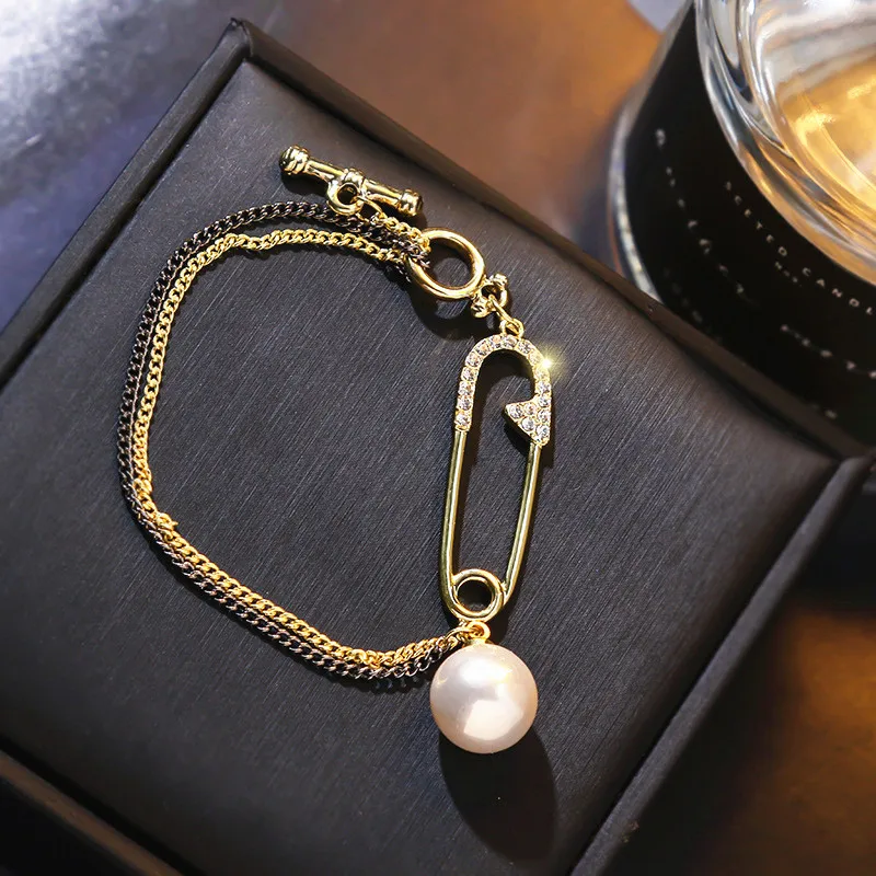 Корейские простые браслеты с имитацией жемчуга для женщин и девушек новинка 2020