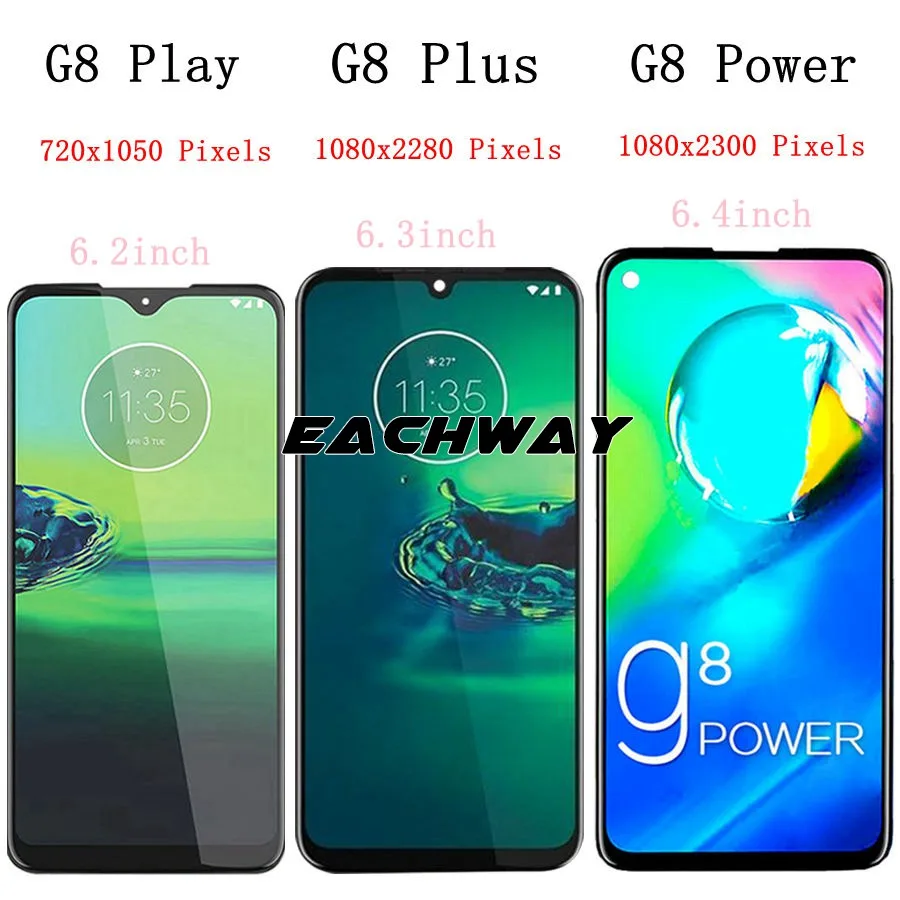 Дисплейный модуль для Motorola Moto G8 Play XT2015 с рамкой/без рамки | Мобильные телефоны и