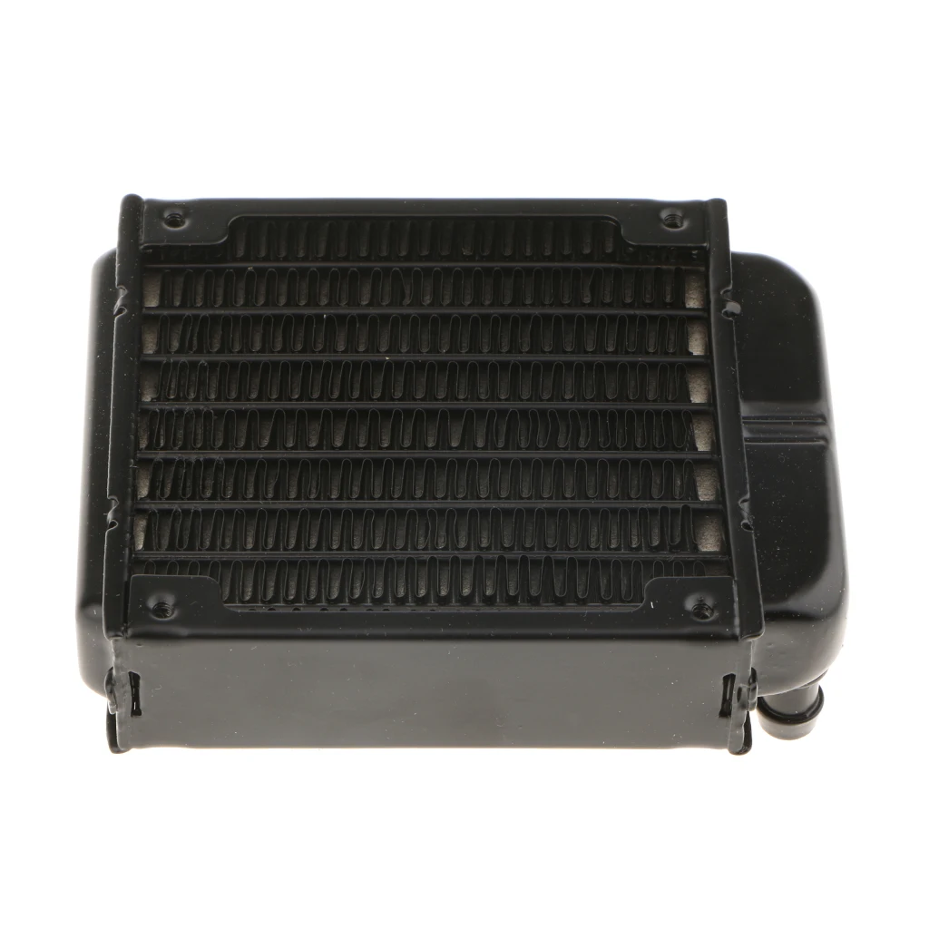

80mm 8Pipe Aluminum Heat Exchanger Radiator for PC CPU HeatSink CO2 Water Cool Black