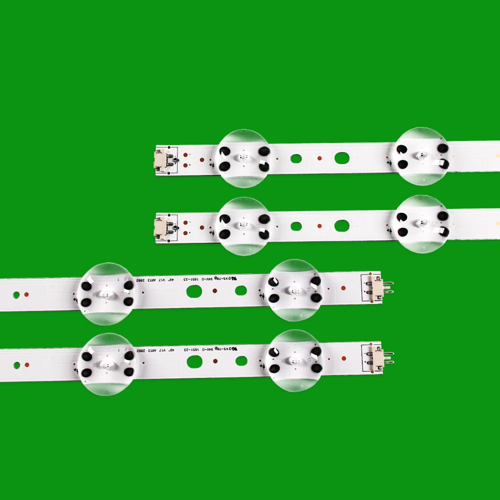 4pcs led backlight strip for lg 49 tv 6916l 2862a 6916l 2863a v17 49 r1l1 art3 49uj670v zd 49uj651v lc490dggfkmd free global shipping