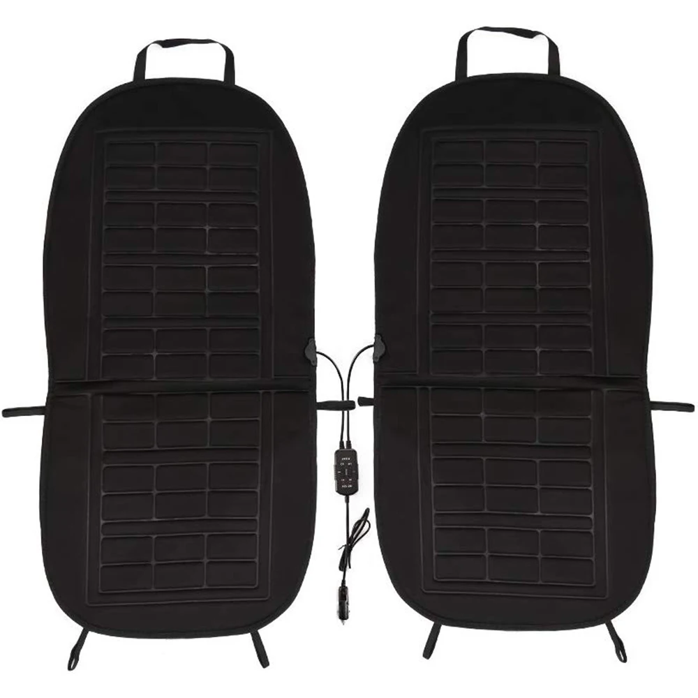 1set Fast Warmer 12V Car Heating Seat Cover Heated Cushion Hot Car Pad Cover use for Cold Weather and Winter Driving Heat Covers - Название цвета: 1set
