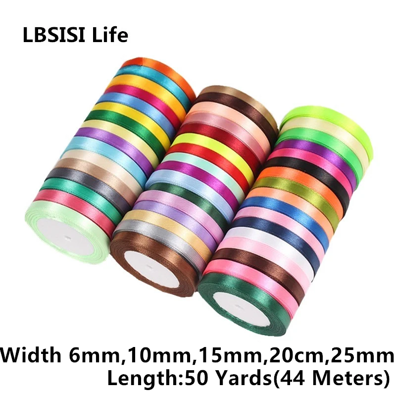 LBSISI Life 50 ярдов Φ для рукоделия украшения свадебной вечеринки упаковки