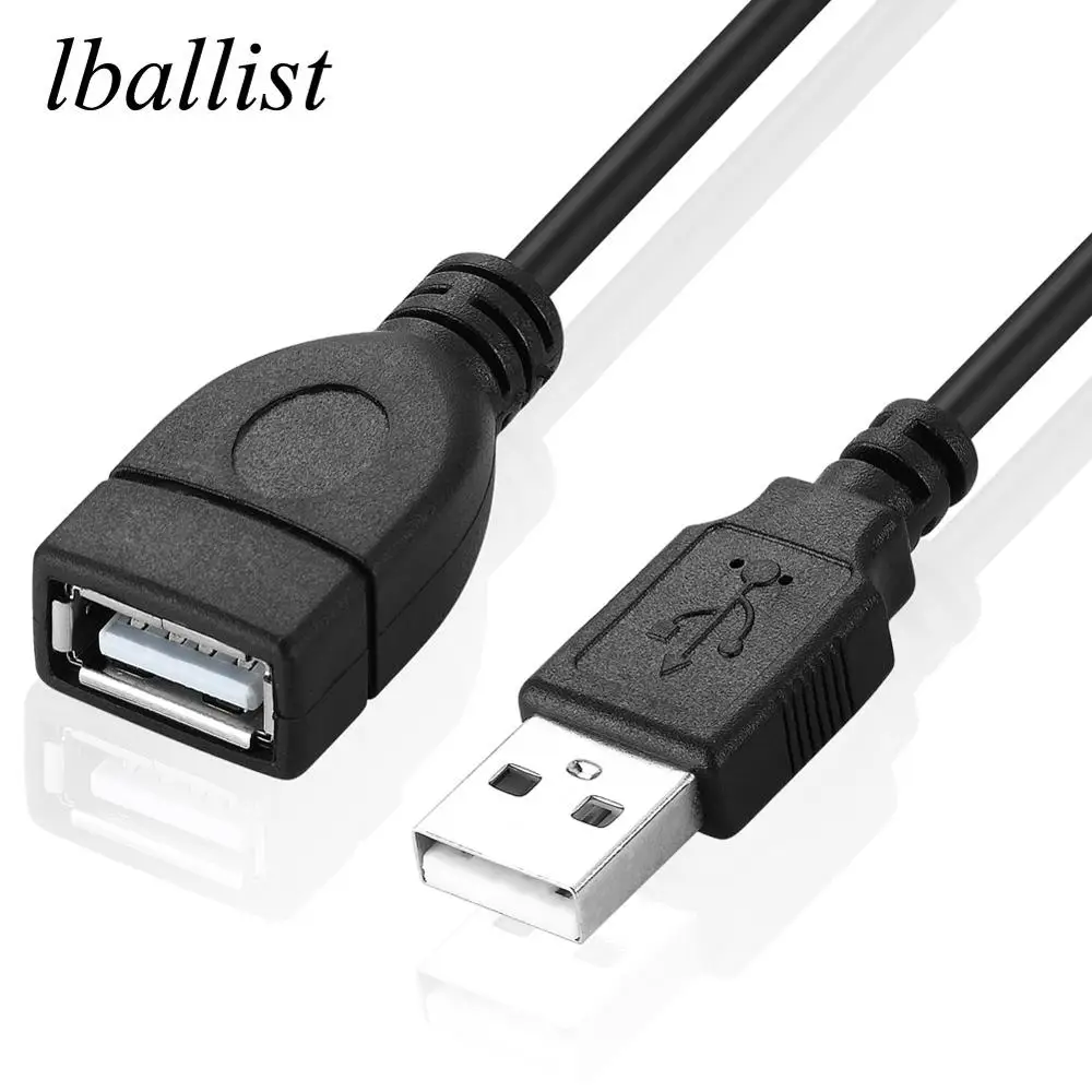 Lballist USB 2 0 Удлинительный кабель мужчин и женщин M/F экранированный для PC