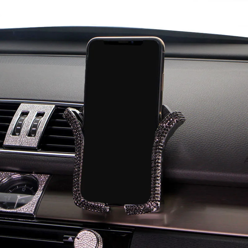 Автомобильный держатель для телефона с креплением на вентиляционное отверстие