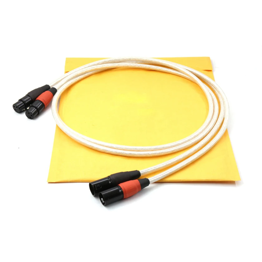 Бесплатная доставка фирменный кабель A26 из чистой меди с посеребренным покрытием