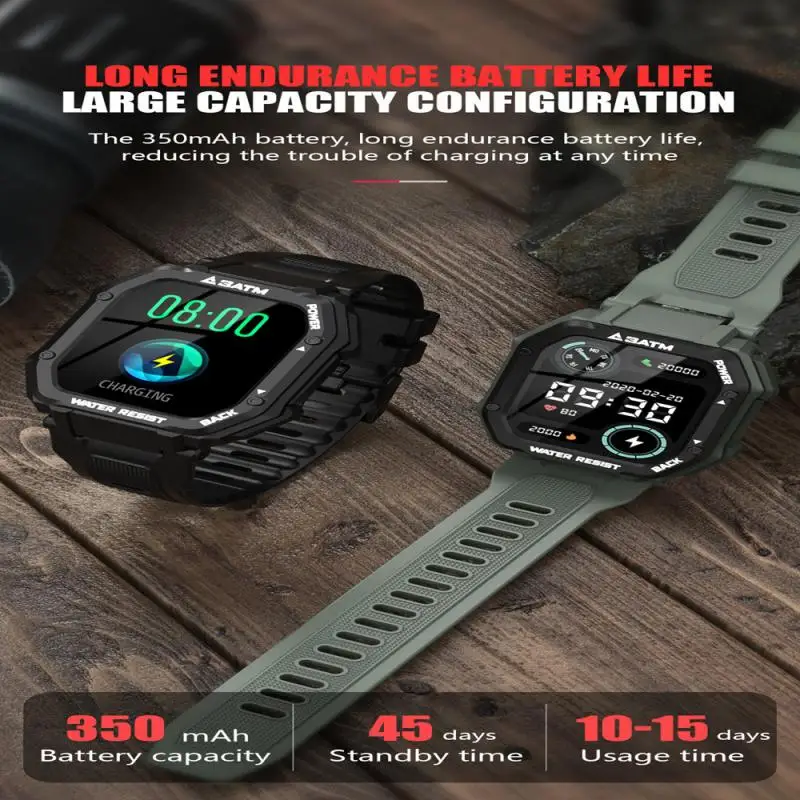 

1.69 Inch Smart Watch For Man Women Waterproof Heart Rate Fitness Men's Sports Smartwatch For IPhone Android Xiaomi Huawei
