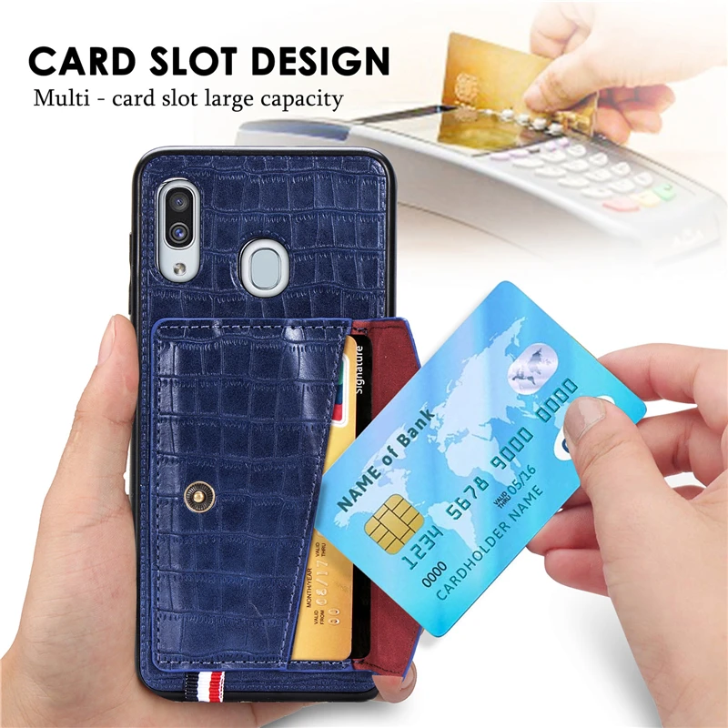 Кожаный чехол-бумажник для Samsung Galaxy A10 A20 A30 A50 A70 A51 A30S A50S A70S S10 Note10 Plus чехол с