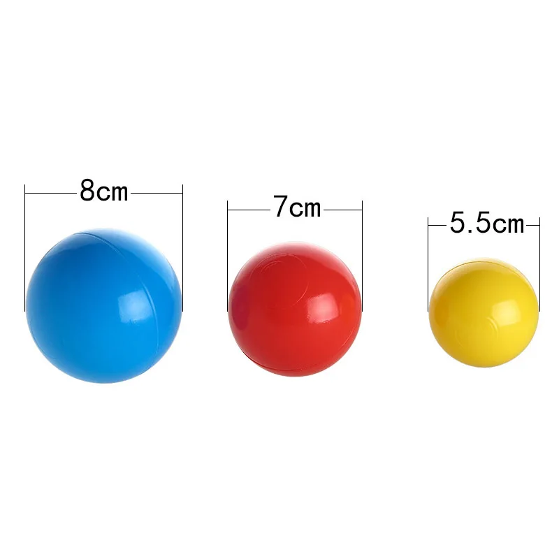 5 см/7 см 100 шт./лот пластиковые шарики для малышей бассейн с водой Океанский