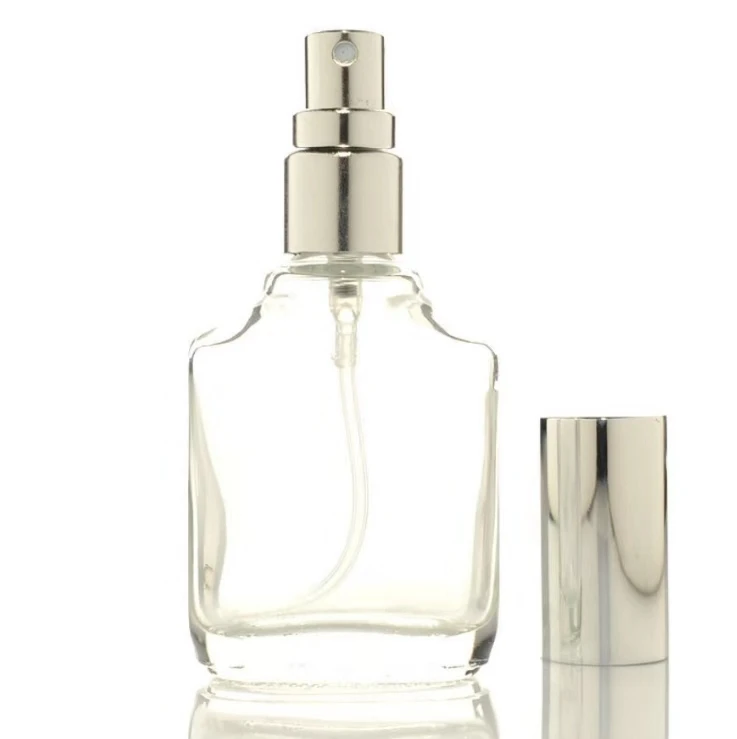 Mini Size 10Ml Clear Square Glass Fine Mist Spray Bottle Portable Perfume Makeup Remover Atomizer Moisturizing Liquid Container | Красота и